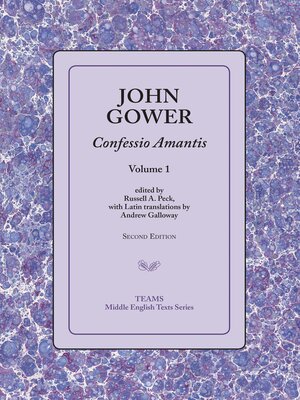 cover image of Confessio Amantis, Volume 1